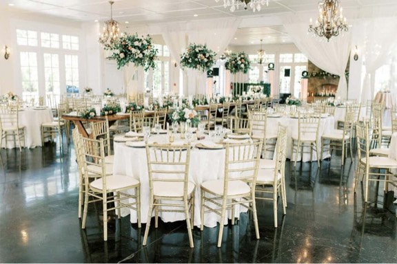 Wedding florals by Blosm Design, shared on Instagram